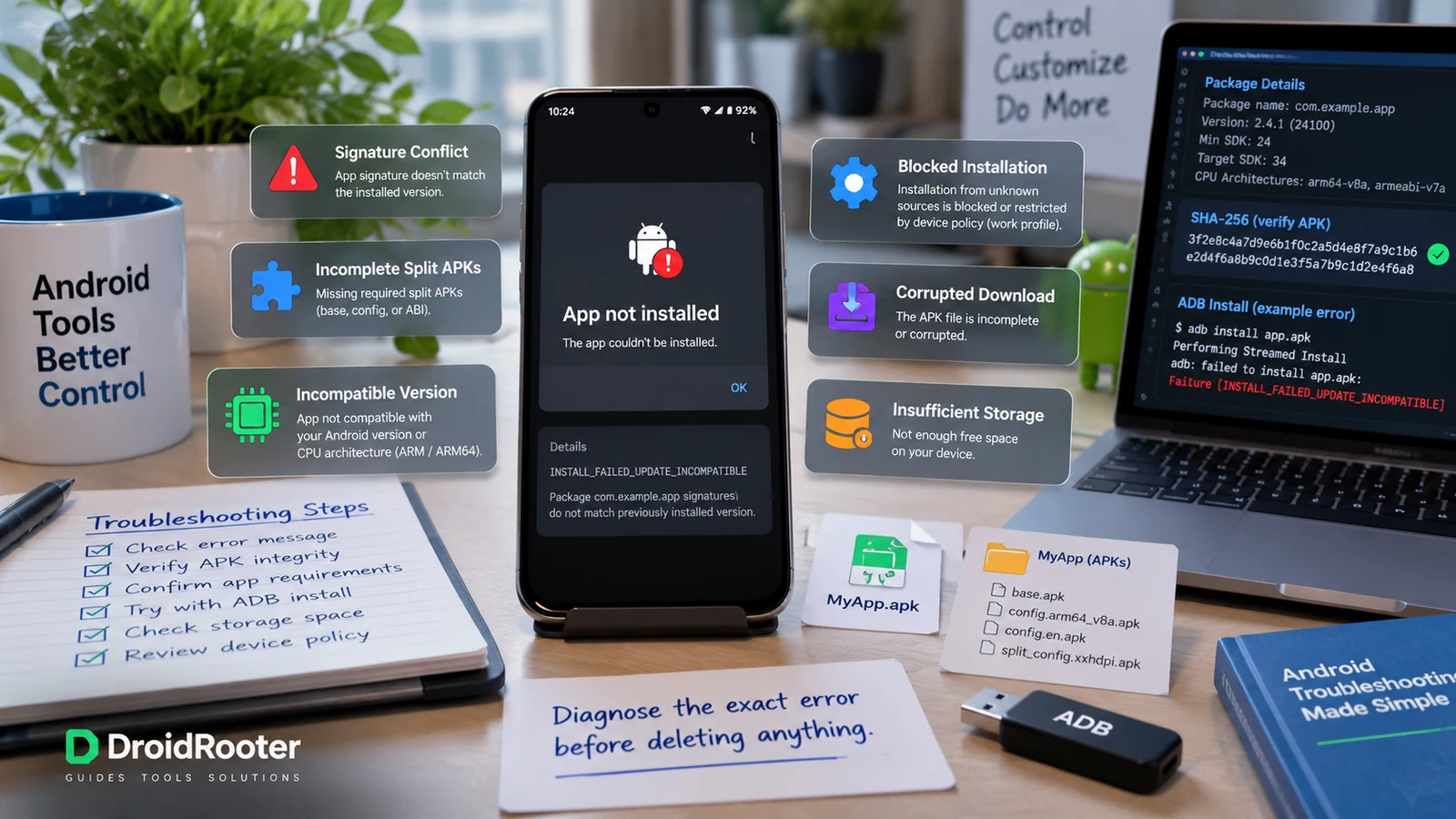 APK Won't Install on Android? Diagnose the Error Before Deleting Anything