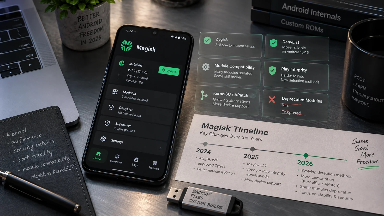 Magisk in 2026: Current Releases, Version 31 Changes and Safer Updates