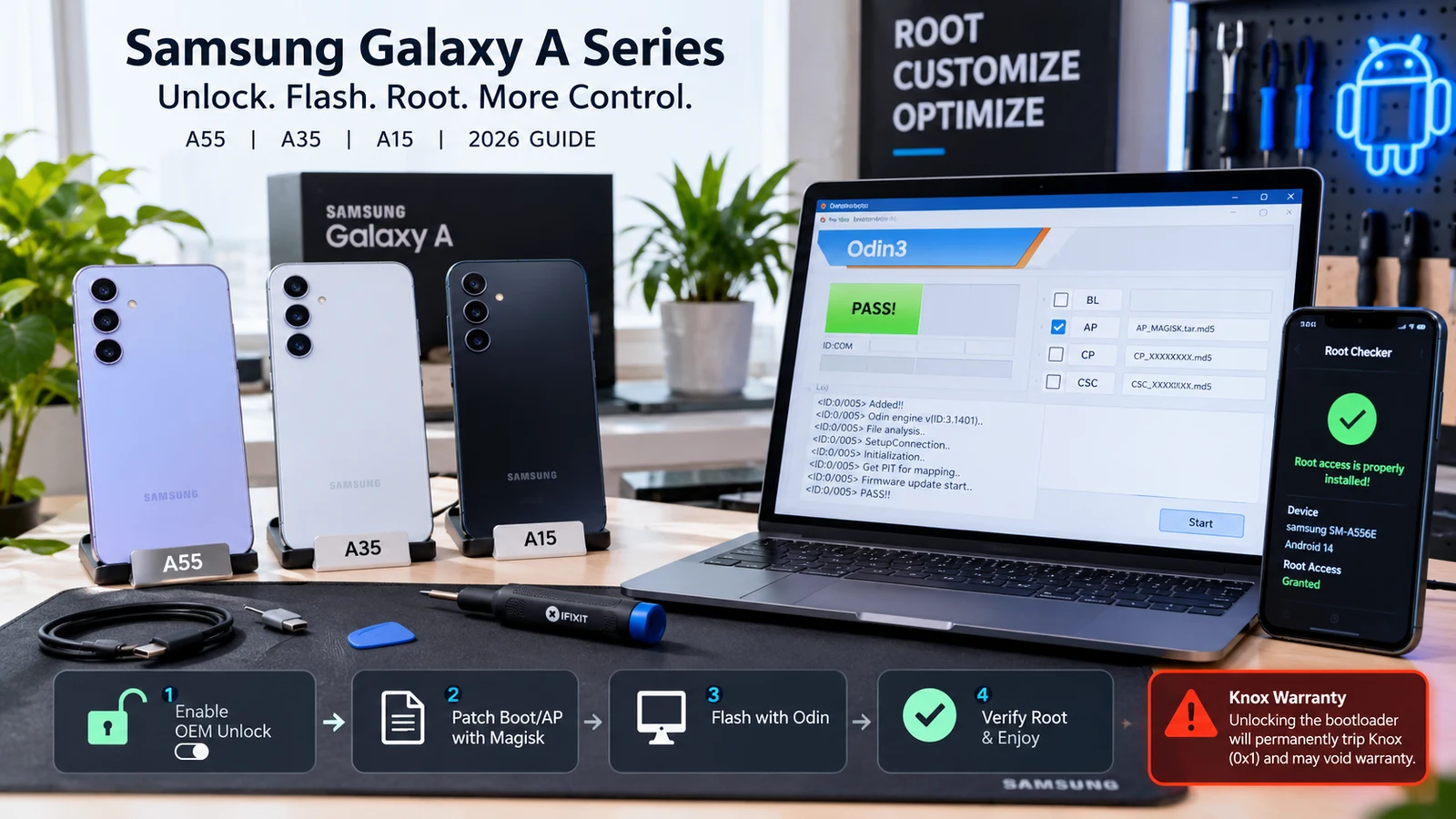 Samsung Galaxy A-series rooting guide