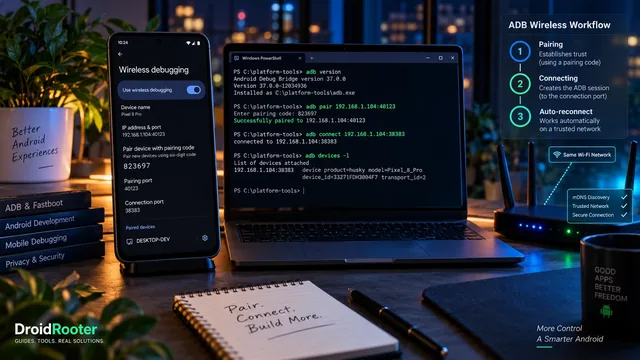 Wireless ADB on Android 17: Pairing, Auto-Reconnect and the Fixes That Still Apply