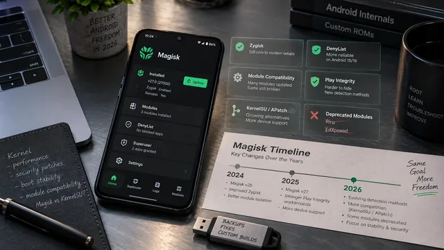 Magisk in 2026: Current Releases, Version 31 Changes and Safer Updates