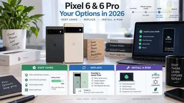 Pixel 6 and Pixel 6 Pro Support: Keep the Phone, Replace It or Install a ROM?